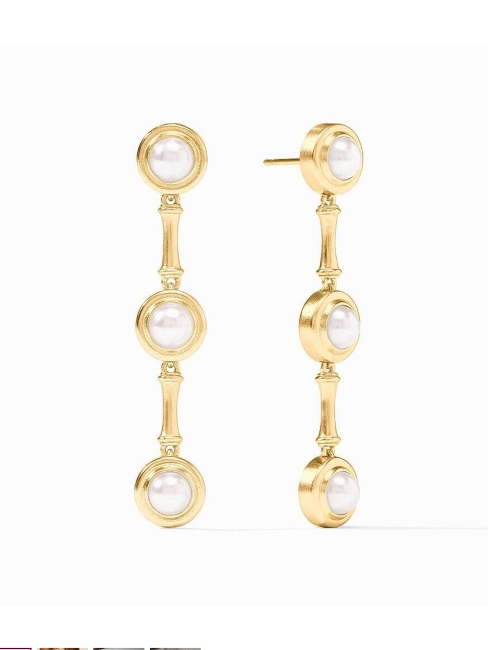 Nwot Julie Vos Bamboo Statement Earring